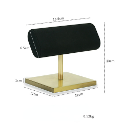 FADELI Custom Luxury Metal Stand Display for Jewelry Suede Leather Microfiber Watch Bracelet Display Stand