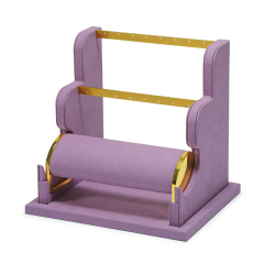 FADELI Jewelry Display Stand Watches Bracelets Jewelry Display Customized Microfiber Metal Bracelets Earrings Jewelry Rack