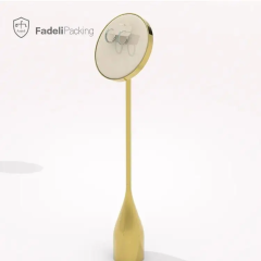 FADELI Newly Designed Luxury Shiny Metal Magnetic Detachable Jewelry Display Prop Earrings Necklace Ring Jewelry Display Stand