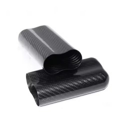 FADELI Cigar Case 3 Fingers Luxury Cigar Box Waterproof Travel Cigar Holder Humidor Hard Carbon Fiber Cigarette Bag