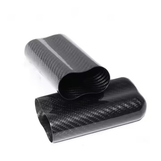 FADELI Cigar Case 3 Fingers Luxury Cigar Box Waterproof Travel Cigar Holder Humidor Hard Carbon Fiber Cigarette Bag