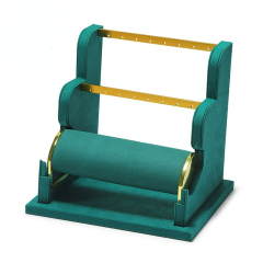 FADELI Jewelry Display Stand Watches Bracelets Jewelry Display Customized Microfiber Metal Bracelets Earrings Jewelry Rack