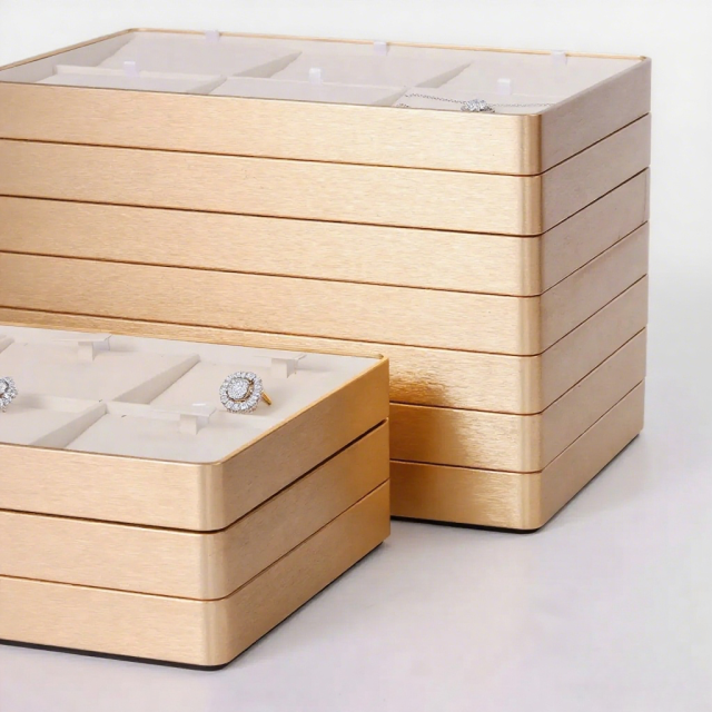 FADELI Custom Jewellery Packaging Display Trays Jewelry Organizer Display Tray for Displays