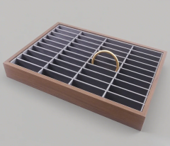 FADELI Wholesale Custom High-End Wooden Bangle Jewelry Display Tray Luxury Show Tray for Women's Jewelry Container