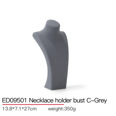 FADELI Custom Necks Bust Jewelry Mannequin Necklace Display Stands Set for Luxury Jewellery Store Showcase Cabinet