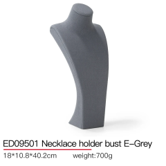 FADELI Custom Necks Bust Jewelry Mannequin Necklace Display Stands Set for Luxury Jewellery Store Showcase Cabinet