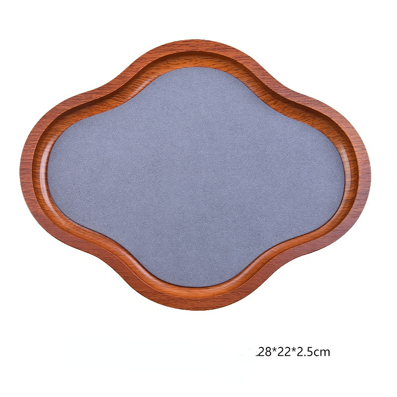 FADELI Wholesale Custom Luxury Wooden Jewelry Tray for Necklaces Earrings Pendants Rings Display with Logo Counters Prop