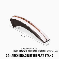 Factory Customized Pu Leather Jewelry Bracelet Stand Bracelet Holder Jewelry Display Stand for Necklace Bracelet