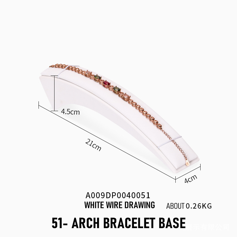 Factory Customized Pu Leather Jewelry Bracelet Stand Bracelet Holder Jewelry Display Stand for Necklace Bracelet