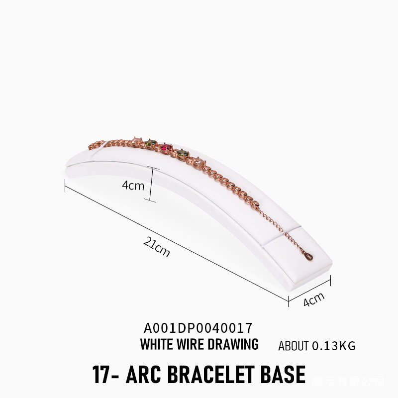 Factory Customized Pu Leather Jewelry Bracelet Stand Bracelet Holder Jewelry Display Stand for Necklace Bracelet