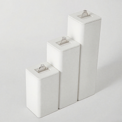 FADELI Newest Luxury Microfiber Display Props Metal Display Stand Jewelry Rack Pendant Bracelet Earring Holder