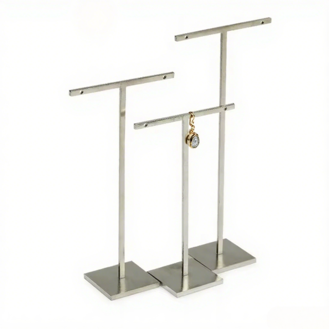 FADELI Jewelry Display Stands for Earrings T bar Metal Earring Display Stand Jewelry Display Earring Holder