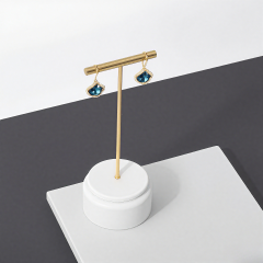 FADELI Newest Luxury Microfiber Display Props Metal Display Stand Jewelry Rack Pendant Bracelet Earring Holder