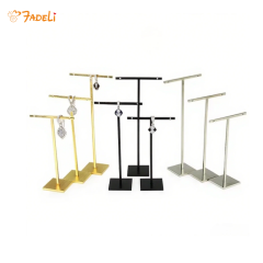 FADELI Jewelry Display Stands for Earrings T bar Metal Earring Display Stand Jewelry Display Earring Holder