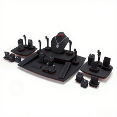 FADELI Wholesale Luxury Fashion Jewelry showcase Display for Necklace Ring Bangle Jewelry Packing&display Microfiber Jewelry Display