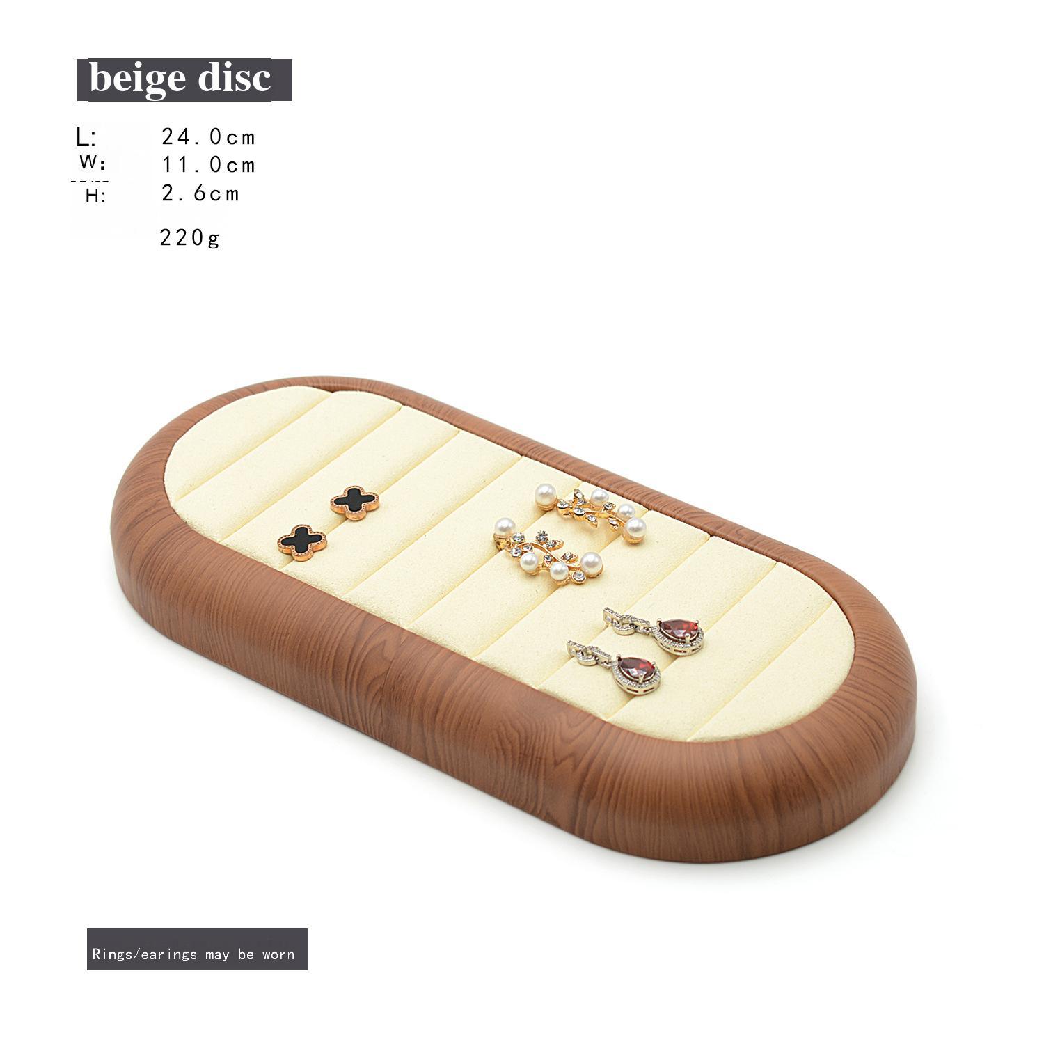 Wooden Jewelry Storage Tray, Solid Wood Jewelry Dish, Ring and Earring Display Stand, Jewelry Storage Box, Home Decorations