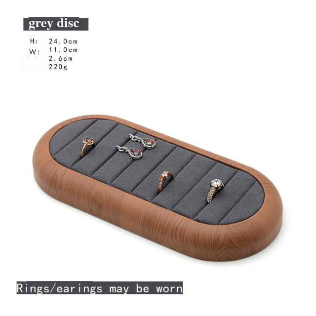 Wooden Jewelry Storage Tray, Solid Wood Jewelry Dish, Ring and Earring Display Stand, Jewelry Storage Box, Home Decorations