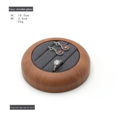Wooden Jewelry Storage Tray, Solid Wood Jewelry Dish, Ring and Earring Display Stand, Jewelry Storage Box, Home Decorations