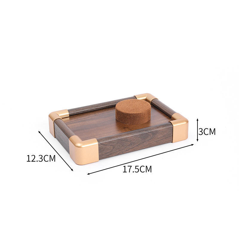 Walnut Wood Colorful Light Luxury Jewelry Combination Watch Tray Bracelet String Storage Display Prop