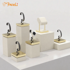 FADELI Luxury Custom Logo Metal Holder Counter Showcase Watch Display Stand