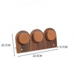 Walnut Wood Colorful Light Luxury Jewelry Combination Watch Tray Bracelet String Storage Display Prop