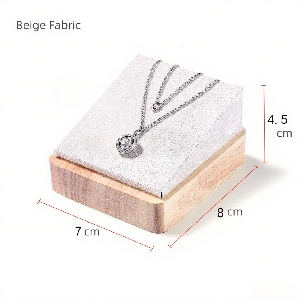 FADELI Multiple Coors Wholesale Wood Base Pendant Necklace Display Stand Support Jewelry Holder