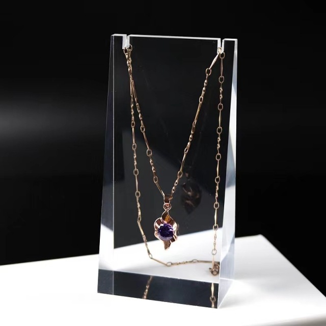 Acrylic Pendant Necklace, Bracelet and Jewelry Display Stand, Transparent Acrylic Jewelry Display Stand