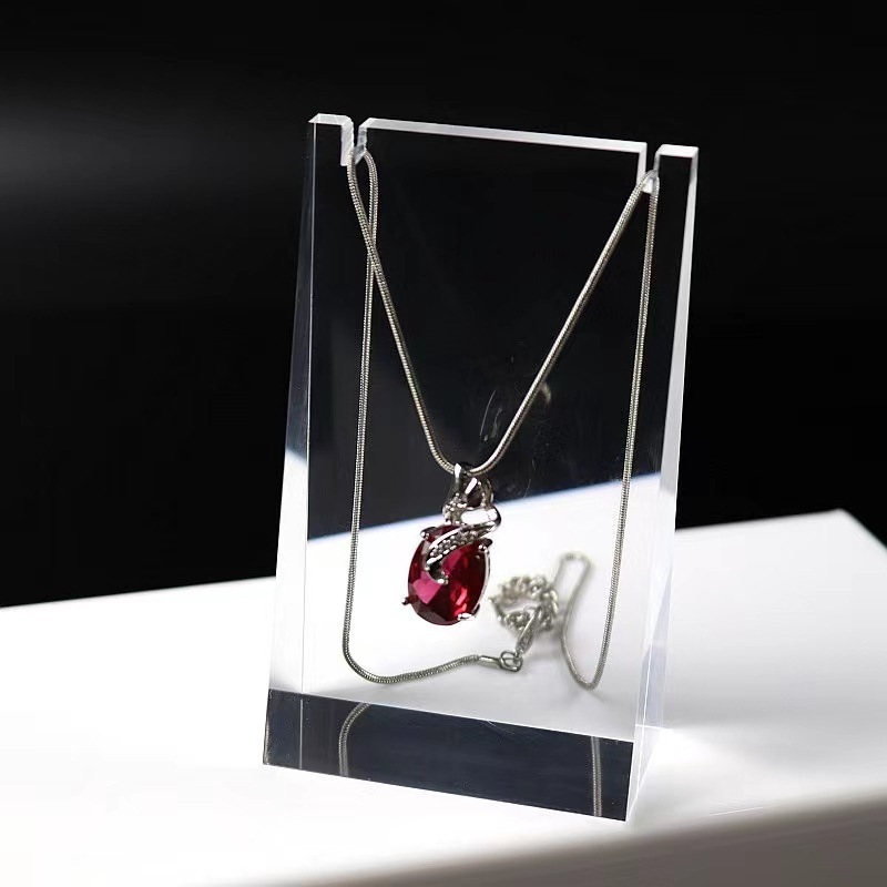 Acrylic Pendant Necklace, Bracelet and Jewelry Display Stand, Transparent Acrylic Jewelry Display Stand