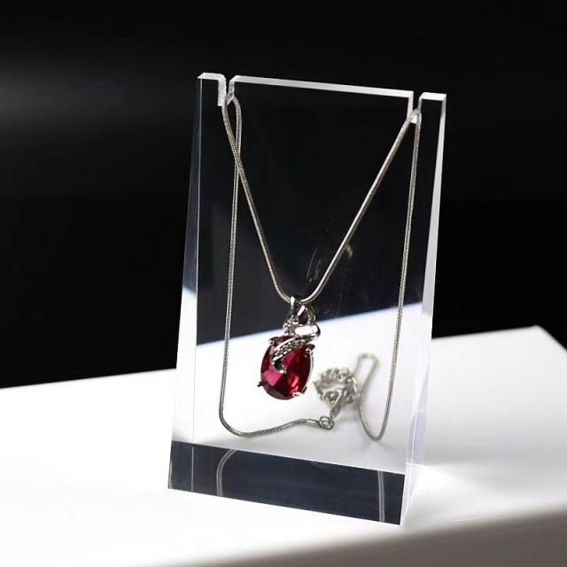 Acrylic Pendant Necklace, Bracelet and Jewelry Display Stand, Transparent Acrylic Jewelry Display Stand