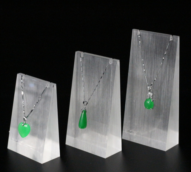 Acrylic Pendant Necklace, Bracelet and Jewelry Display Stand, Transparent Acrylic Jewelry Display Stand