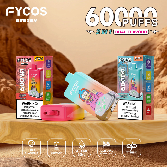 FYCOS 60K PUFFS DUAL FLAVORS