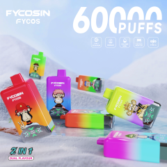 Innovative Products Fycosin Dual Flavors 60000 Puffs Tornado Vape Bar 60K Puff