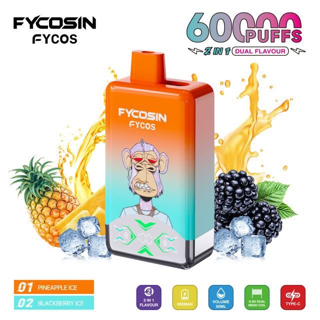 Wholesale E Puff Vape 60K Puff Electronic Disposable Vape Digital E Cigarette for Different Oils