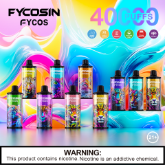 Fycosin 40000puff 40ml E-Liquid E-Cig Disposable Screen America Market Wholesale Vape