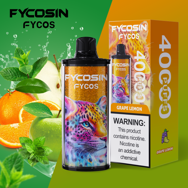Hot Sell Stock Germany Wholesale Fycosin 40000 Puff Vaper 40K Juice 650mAh Battery Rechargeable Vape