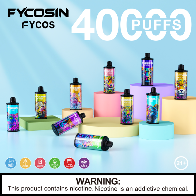 Fycosin 40K Disposable Vaper Electronic Vaporizer Wholesale Wape Factory I E Vaping Cigarette Vape