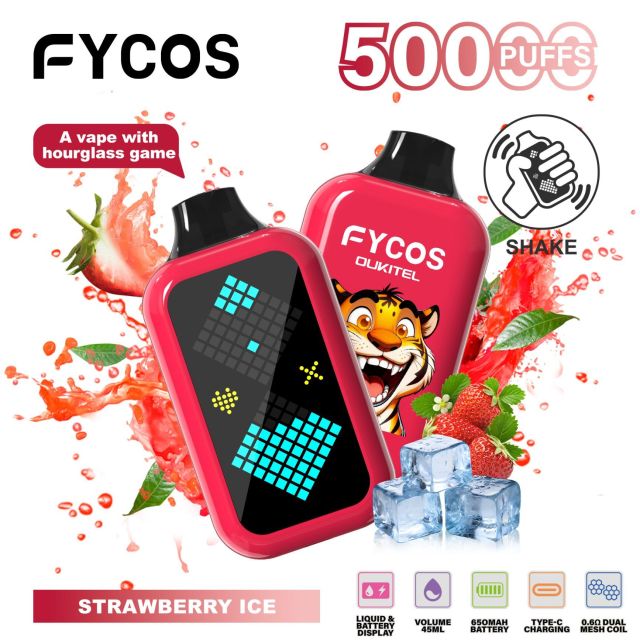 Wholesale Disposable Vape Fycos Player 50K puffs Factory Price 5% 2% E-Cigarette for Vaper