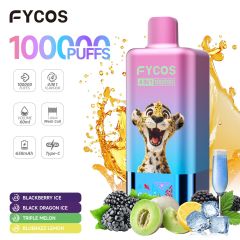 Hot Sale Fycos Bar 100000 Puffs Pulse Disposable Pod Open System Kit E Vape Cigarette