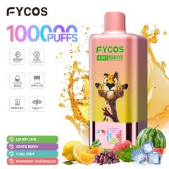 Wholesale Cheap Vaper Bar Rechargeable Disposable Vape E-Cigarette Fycos Full Flavors Vaping Shisha