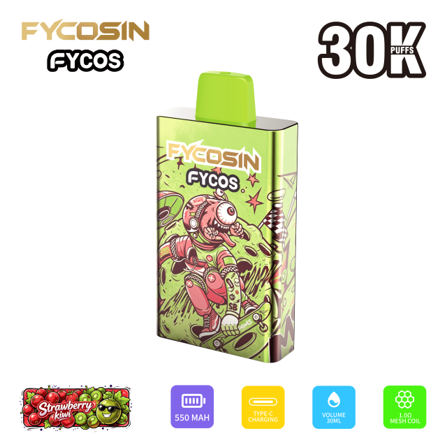 Fycosin 30000 Puffs Disposable Electronic Cigarette 10 Flavors Pod Mini Vape Pen
