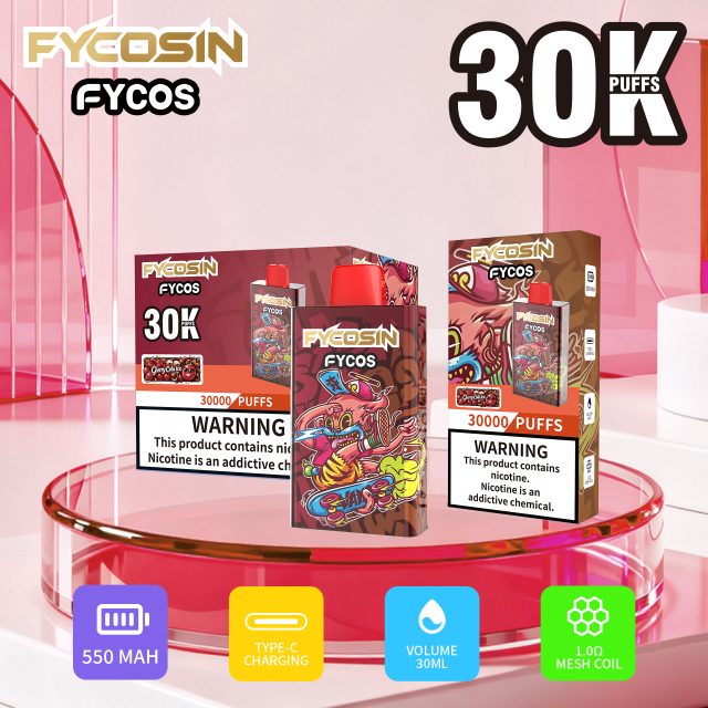 Wholesale Fycosin 30K Puffs Mesh Coil Disposable Vape Wholesale I Vape