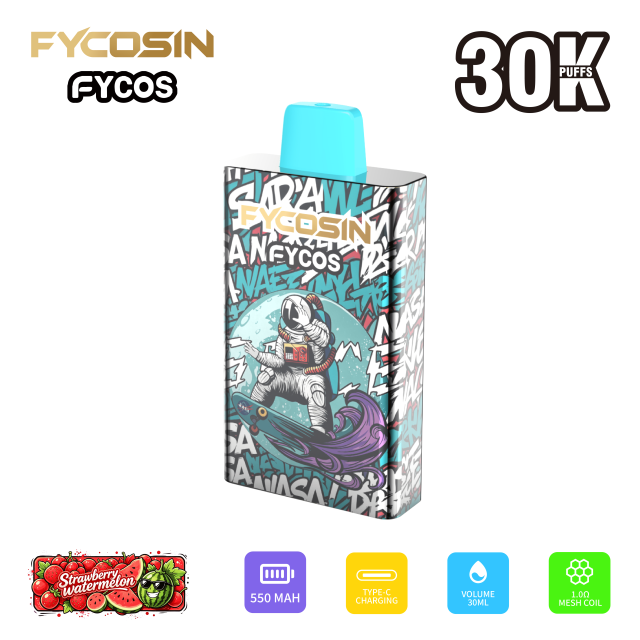 Fycosin 30000 Puff Electronic Cigarette Disposable Vapor Vaper Wholesale Vape