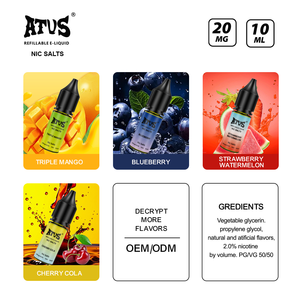 ATVS 10ml Liquid Nic Oil