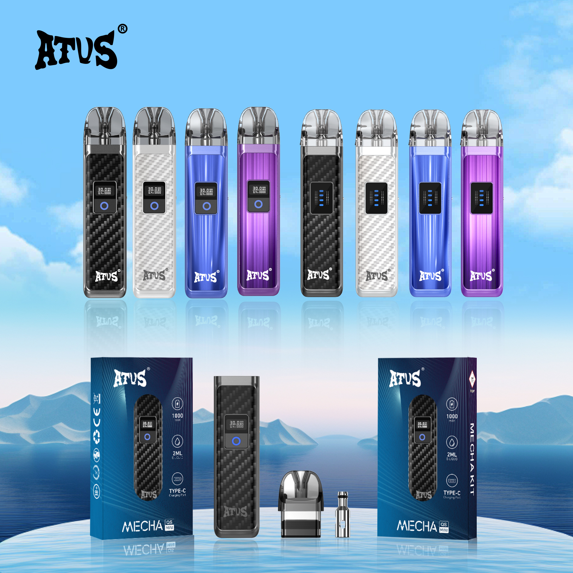 ATVS MECHA Mini Kit Vape Pod System