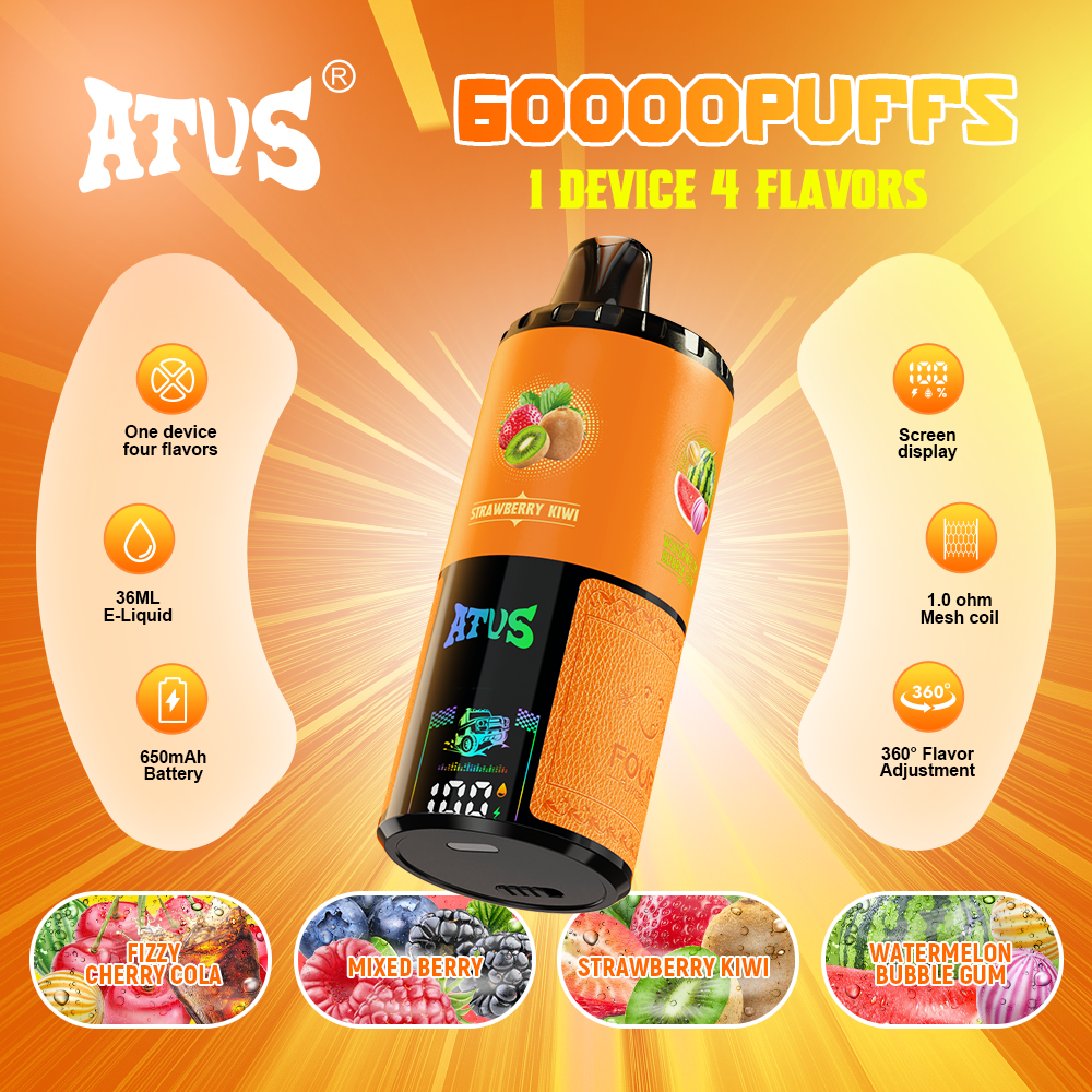 4in1 Disposable Vape 60000 Puffs