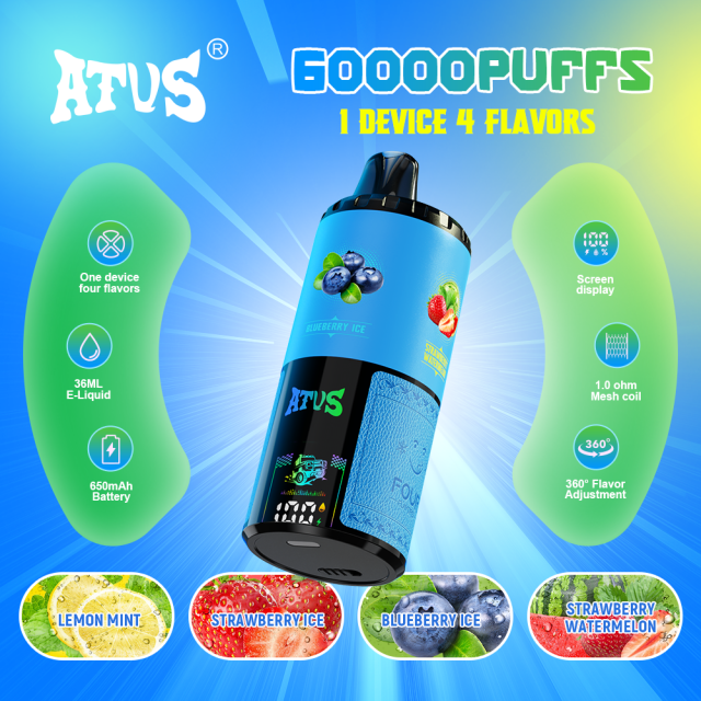 4in1 Disposable Vape 60000 Puffs