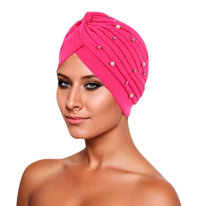 Amazon AliExpress Foreign Trade New Headscarf Cap Fold Bead Fold Simple Watermelon Bag Head Cap Factory Pin