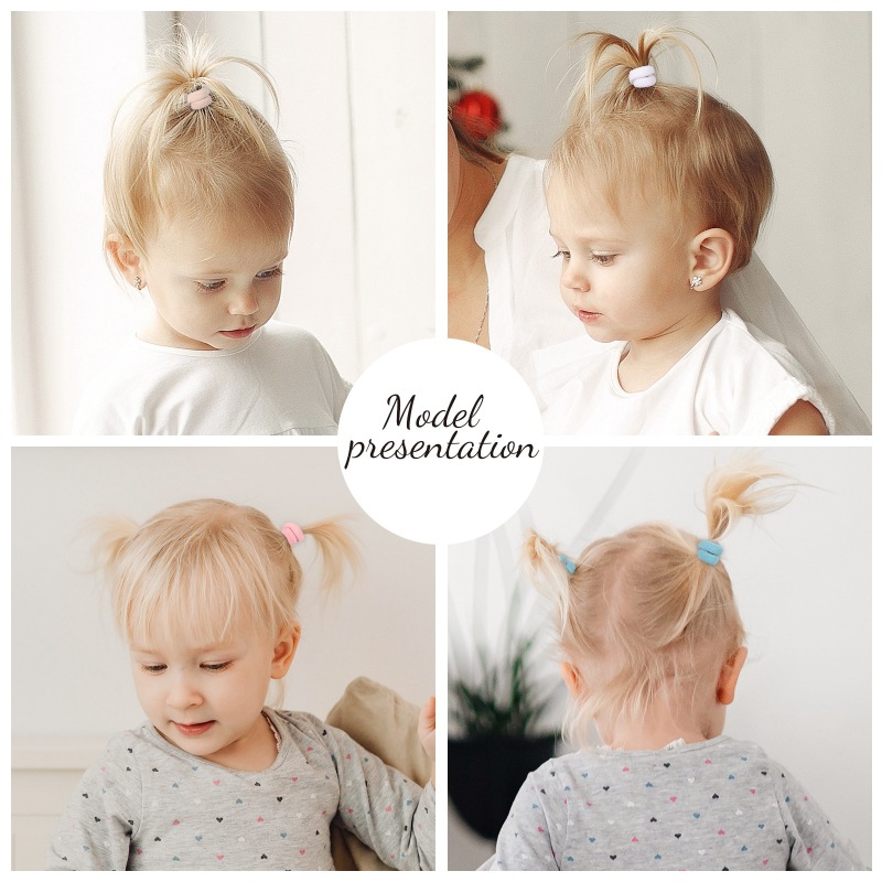 Cross-border Children's Hair Ring Solid Color Seamless Wool Rubber Tendon Hair Rope Towel Ring High Elastic Payon Tail Headwear 2893