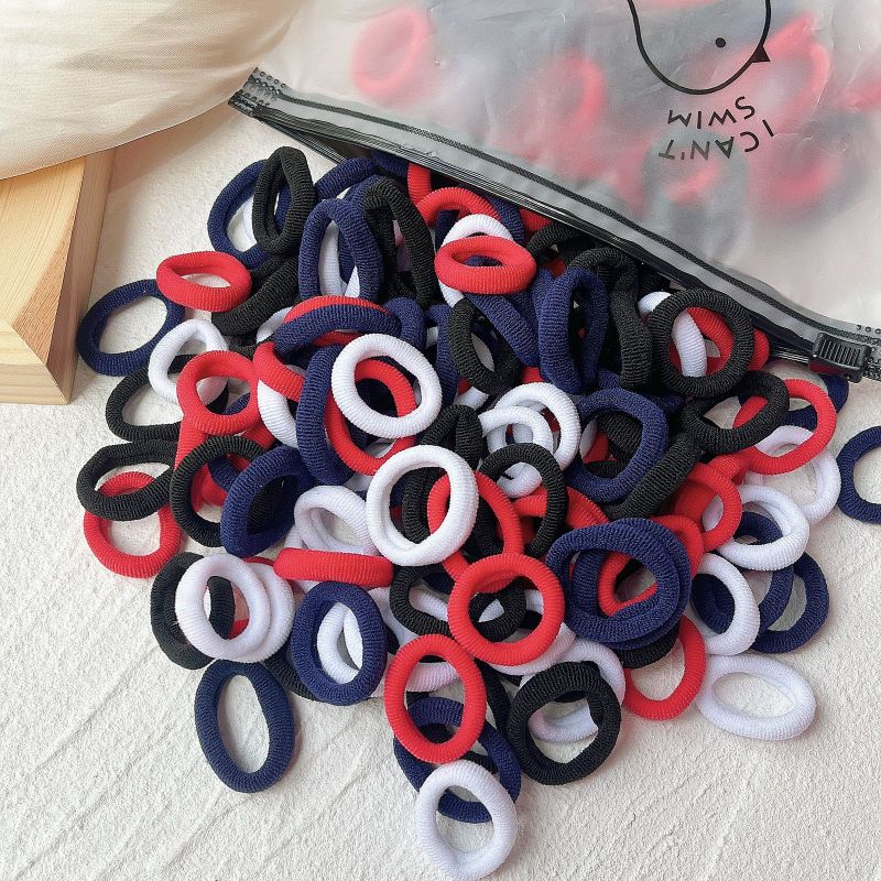 Rubber Tendon Hair Rope 一 Color Seamless Wool