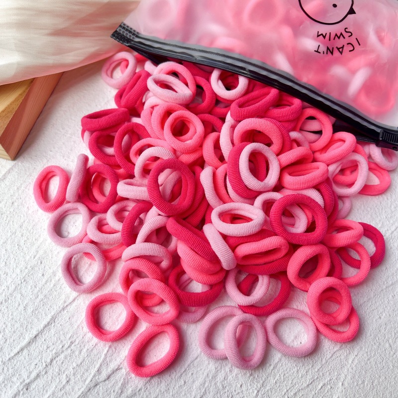 Rubber Tendon Hair Rope 一 Color Seamless Wool
